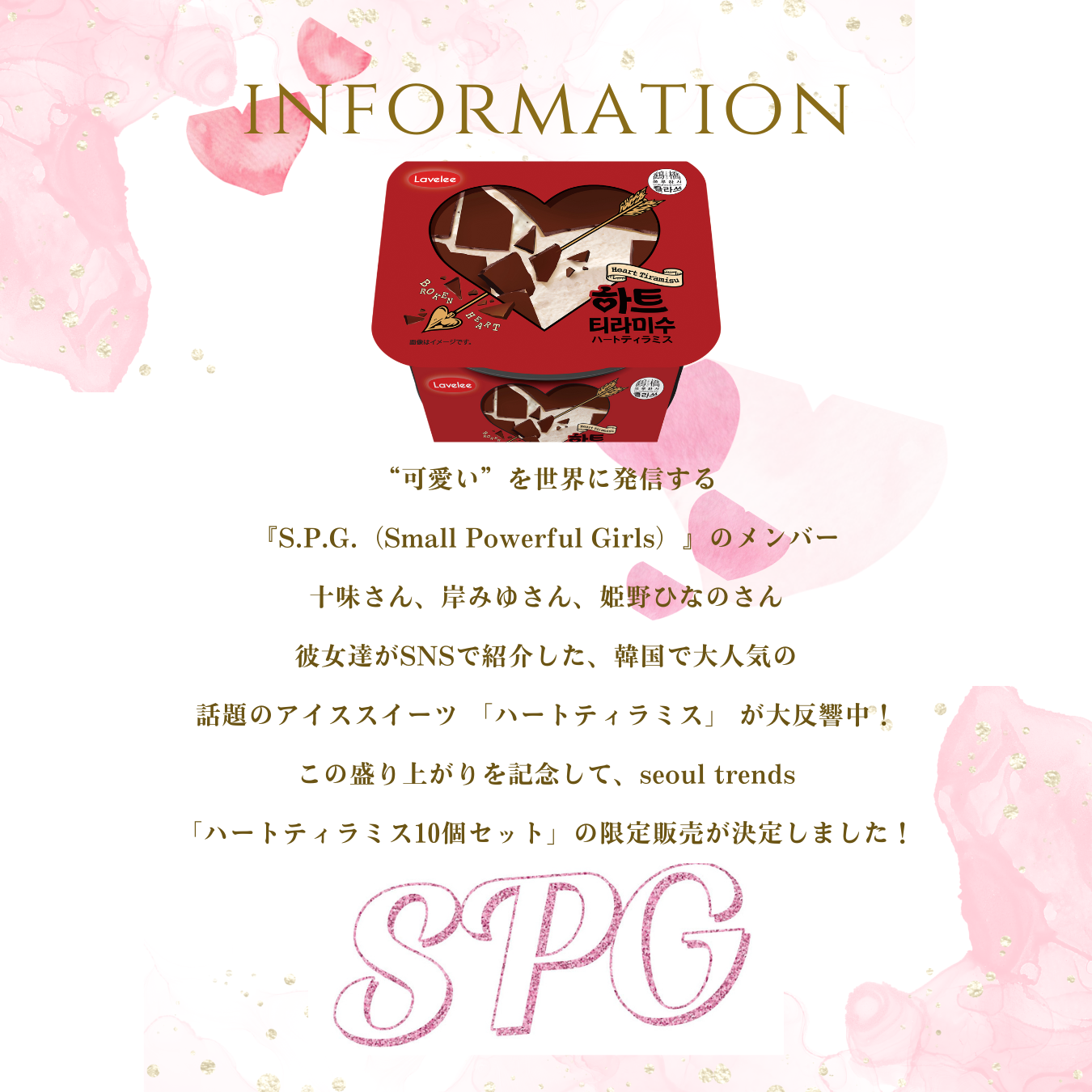 【SPG特別企画】ハートティラミス アイスセット