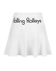 レディース ロールロール ビッグ ロゴ パフォーマンス スカート ホワイト Roll Roll Big Logo Performance Skirt White