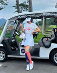 レディース ロールロール ビッグ ロゴ パフォーマンス スカート ホワイト Roll Roll Big Logo Performance Skirt White