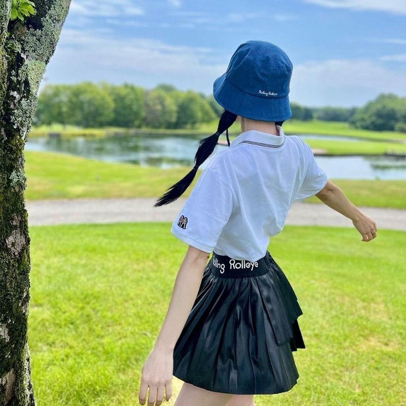 レディース ロールロール デイリー PK Tシャツ ネイビー Daily PK T-shirt for Women Navy