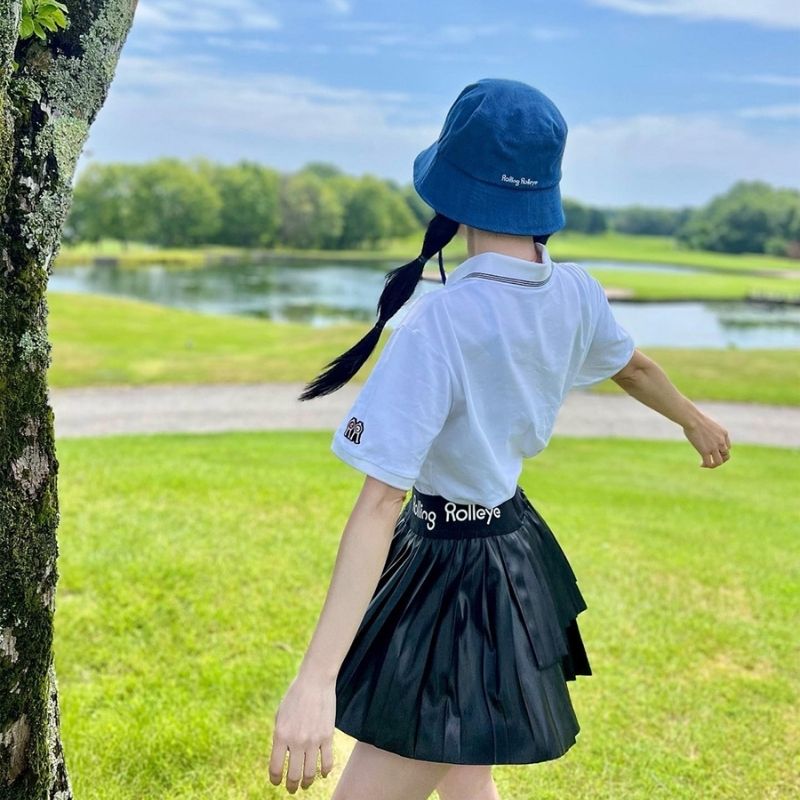 レディース ロールロール デイリー PK Tシャツ ホワイト Daily PK T-shirt for Women White