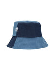 バケットハット ホワイトロゴ ハーフデニム Bucket Hat Half Denim White Logo