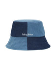 バケットハット ホワイトロゴ ハーフデニム Bucket Hat Half Denim White Logo