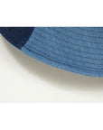 バケットハット ホワイトロゴ ハーフデニム Bucket Hat Half Denim White Logo