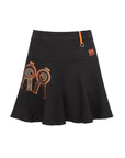 レディース ロールロール ビッグ ロゴ パフォーマンス スカート ブラック Roll Roll Big Logo Performance Skirt Black