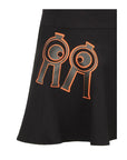 レディース ロールロール ビッグ ロゴ パフォーマンス スカート ブラック Roll Roll Big Logo Performance Skirt Black