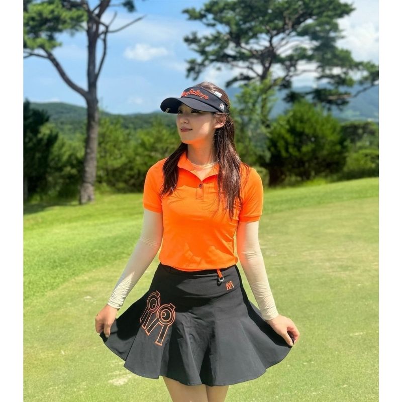 レディース ロールロール ビッグ ロゴ パフォーマンス スカート ブラック Roll Roll Big Logo Performance Skirt Black
