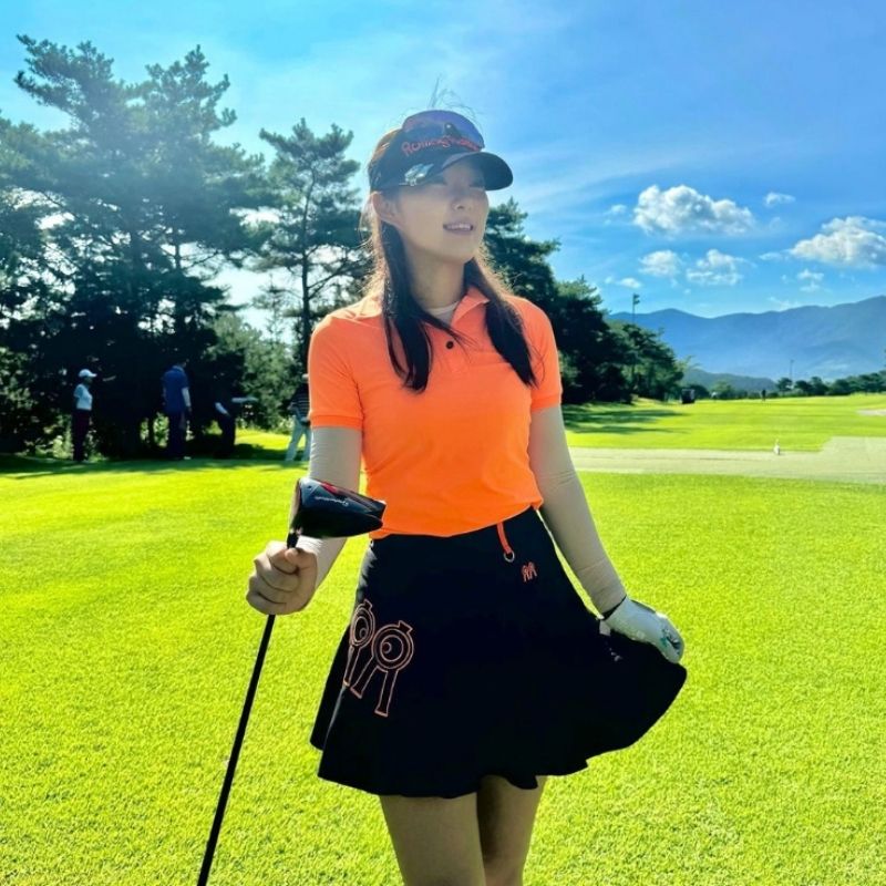 レディース ロールロール ビッグ ロゴ パフォーマンス スカート ブラック Roll Roll Big Logo Performance Skirt Black