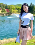 レディース アリ ソリッド クール ハイネック ホワイト Ali Solid Cool High Neck