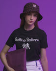 ロールロール クリーンコレクション Tシャツ ブラック Roll Roll Clean Collection T-shirt