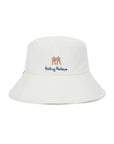 バケットハット ネイビー ブラウンアイ クリーム Bucket Hat Cream Navy Brown Eye