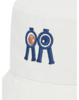 バケットハット ネイビー ブラウンアイ クリーム Bucket Hat Cream Navy Brown Eye