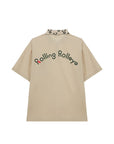 ユニセックス ニューアルイェンカラーTシャツ ベージュ New Aryen Collar Tshirt